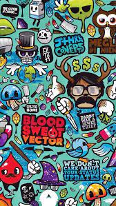 Phone Wallpapers V3 Graffiti Wallpaper Iphone Sticker Bomb Wallpaper Hipster Wallpaper