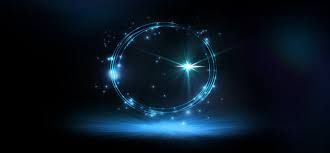 Blue Light Effect Poster Banner Background Business Technology Light Effect Background Business Technology