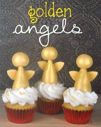 Diy sugarcraft angel baby border silicone molds cupcake topper fondant chocolate. Bake Happy Cupcake Tutorials Cupcake Topper Tutorial Christmas Cake Holiday Cakes