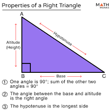 Area = (1/2)base * height. Right Triangle Definition Properties Types Formulas