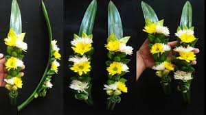 Cara buat bunga rampai daun pandan. Hiasan Bunga Natural Untuk Acara Nikahan Youtube