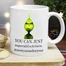 Grinch You Can Just Grinch Quotes Christmas Mugs Mugs