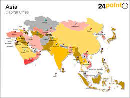 Maybe you would like to learn more about one of these? Asian Continent Map This Map Shows The Capitals Of The Cou Flickr