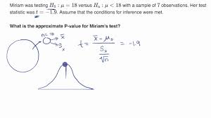 This knowledge will also come in handy to researchers in many. Using Ti Calculator For P Value From T Statistic Video Khan Academy