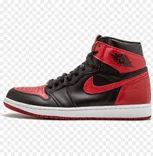 To search on pikpng now. Air Jordan 1 Retro High Og Banned Png Image With Transparent Background Toppng
