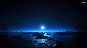 The background of this screen can be a single colour, multiple colours, or some other graphical representations. Dark Blue Moon Wallpapers Top Free Dark Blue Moon Backgrounds Wallpaperaccess
