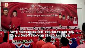 Ahmad zahid hamidi (born 4 january 1953) is a malaysian politician who has been deputy prime minister of malaysia since 2015 in the barisan nasional coalition government of prime minister najib razak. Why Are We Afraid Of Holding Ge15 During Pandemic Asks Zahid Nsttv