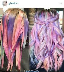50 Stunningly Styled Unicorn Hair Color Ideas To Stand Out From The Crowd Hair Styles Unicorn Hair Color Dyed Hair