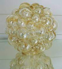 Customs services and international tracking provided. Original Glass Bubble Lampshade Helena Tynell Limburg 1960s Retro Vintage Glass Bubbles Retro Vintage
