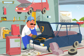 Already, the game features 11 car models and more than 1000 spare parts, among which you can find amusing easter eggs. Illustration Of Auto Mechanic Fixing A Car In The Garage Royalty Free Cliparts Vectors And Stock Illustration Image 83918946
