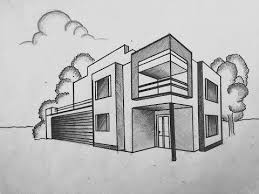 How To Draw A Building In 2 Point Perspective By Its Art Trap House Design Drawing Architecture Drawing Plan Architecture Drawing Art
