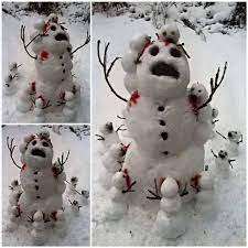 17 Creepy Af Snowmen That Ll Ruin Winter For You A Little Bit Christmas Memes Funny Funny Snowman Christmas Memes