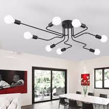See more ideas about wrought iron lights, lights, wrought iron. Shop 4 6 8 Way Retro Ceiling Light Multiple Rod Wrought Iron Ceiling Lamp E27 Pendant Lamp Online From Best Ceiling Lights On Jd Com Global Site Joybuy Com