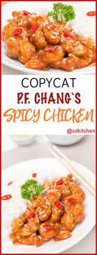 Also, i think i'll use my deep fryer for the chicken next time. Copycat P F Chang S Spicy Chicken Recipe Cdkitchen Com