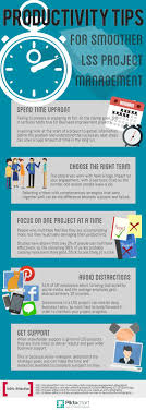 Five Tips For A More Productive Project Infographic Lean Six Sigma Change Management Program Management