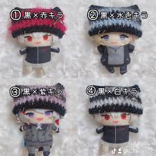 【一覧】にじぱぺっと ぬい服 ぬい帽子 ネコ耳 ニット帽 編み物 10cmぬいぐるみ 一覧