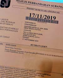 Business premise & signboard license, kuala lumpur, malaysia. Kelulusan Permit Business Premise Signboard License Facebook
