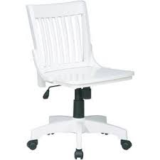 Deluxe Armless Wood Bankers Chair Walmart Com Bankers Chair White Desk Chair Wooden Desk Chairs