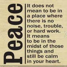 Peace Is Inspirational Words Cool Words Inspirational Quotes