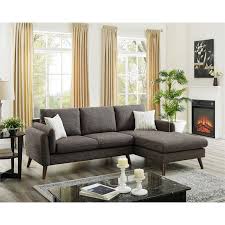 20 years experience · lowest prices · complete online selection Yl Grand Bicknell 93 Right Hand Facing Sectional In Brown Walmart Com Walmart Com