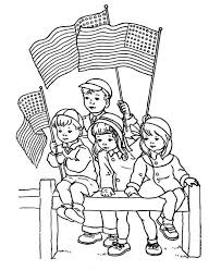 Kids Holding Usa Flags On Veterans Day Coloring Page Veterans Day Coloring Page Flag Coloring Pages Coloring Pages