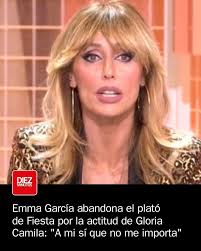 Revista - La actitud de Gloria Camila al ser preguntada por Manuel Cortés ha enfadado a Emma García, que ha abandonado el plató en directo. | Facebook