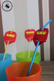 Ninjago Birthday Decoration Straws Name Tag Ninja Birthday Tinker D In 2020 Ninja Geburtstag Ninjago Geburtstag Basteln Ninjago Geburtstag