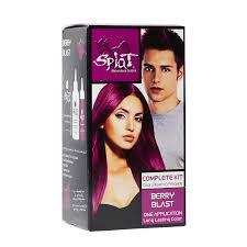 Dye their hair blue, purple, or deep green. Splat Original Complete Kit Berry Blast Semi Permanent Hair Dye