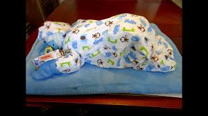 This simply makes it easier to move. How To Make A Sleeping Baby Out Of Diapers Diy Diaper Cake Tutorial Youtube