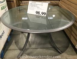 Maybe you would like to learn more about one of these? Kirkland 50 Round Commercial Patio Table Costco Weekender