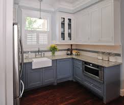 Blue and white can be paired with practically any style of kitchen or decor. 75 Beautiful Beige Kitchen With Blue Cabinets Pictures Ideas July 2021 Houzz
