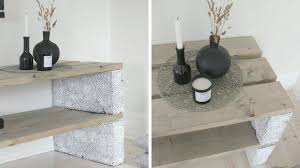 20 Diy Avec Des Parpaings Parpaing Diy Meuble Salle De Bain Et Console Bois