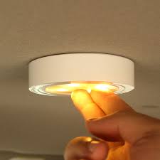 4 Led Touch Night Lights Cordless Stick Tap Led Wall Light Lamp For Indoor Car Battery Powered Alexnld Com