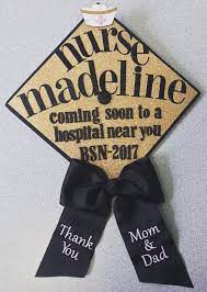 Nurse Graduation Cap Ideas Nursing Grad High School Graduation Cap Bsn Graduation Cap Nursing Graduation