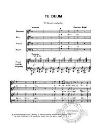 Te deum english translation from latin. Te Deum From Georges Bizet Buy Now In The Stretta Sheet Music Shop