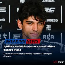 Disappointment reign in Noale, as Aprilia faces a sudden shake-up in its  MotoGP plans. Team boss Massimo Rivola had built the 2025–2026 project  around Jorge Martin, believing the Spaniard could return the