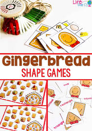 Using everyday objects and examples to explain mathematical concepts to the little ones can work wonders. Free Printable Gingerbread Shapes Activities Life Over C S
