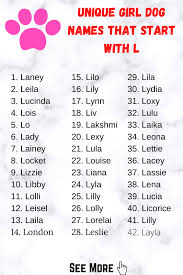 Search belly ballot to discover the popularity, meanings, and origins of thousands of names from around the world. Unique Girl Names That Start With L
