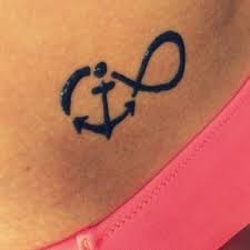 In this design, the anchor is usually worked into the line of the infinity and is usually meant to symbolize stability and strength. Best Friend Infinity Anchor Tattoos Best Tattoo Ideas