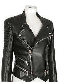 Womens Genuine Lambskin Real Leather Jacket Biker Slim Fit Zipper Quilted Uk05 Ebay Leather Jackets Women Motorcycle Jacket Women Real Leather Jacket