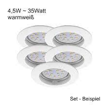 Product title20 watt 12 volt waterproof monocrystalline solar pan. Led Einbaustrahler Komplett Set Mr16 Gu5 3 12v 4 5watt