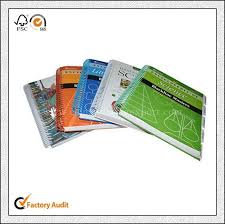 New Products Hardcover Fashion Spiral Notebook Wholesale Catalog Printing Book Print Hardcover