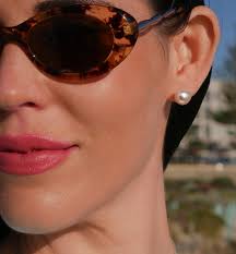 Baroque White Pearl Studs