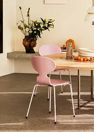 Fritz hansen ant chair black ash 465 cm 4 legs. Die Ameise Designer Arne Jacobsen 1952