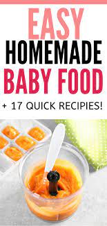 How To Make Your Own Baby Food Baby Food Recipes Baby Puree Recipes Easy Homemade Baby Food