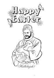 Download this adorable dog printable to delight your child. Jesus Christ And Lamb In Jesus Resurrection Coloring Page Netart