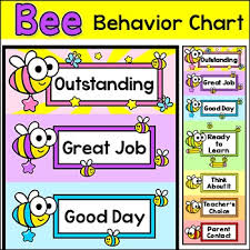 Behavior Chart Bee Theme Classroom Decor