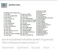 Cute 52 Things I Love About You List Reasons I Love You 52 Reasons Why I Love You Reasons Why I Love You