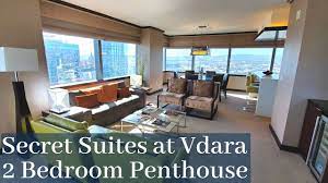 Vdara is an all suites hotel on the las vegas strip. Secret Suites At Vdara Las Vegas 2 Bedroom Penthouse Suite Panorama Strip View Youtube
