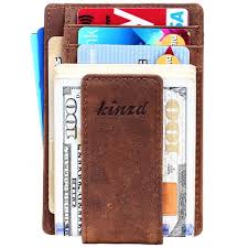 Another offering from saddleback leather, the front pocket leather id wallet offers a different take on the slim leather wallet. Crazy Horse Leather Front Pocket Wallets For Men Kinzd Money Clip Wallet